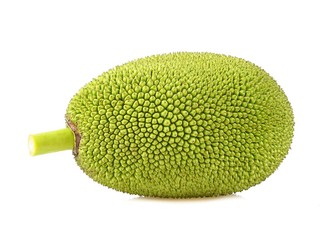 Fresh jackfruit isolate on white background.