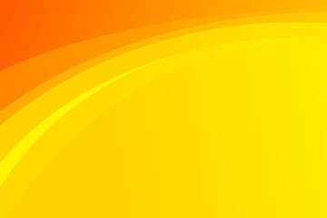 Abstract Clean Fresh Yellow Orange Curve Background Design Template Vector
