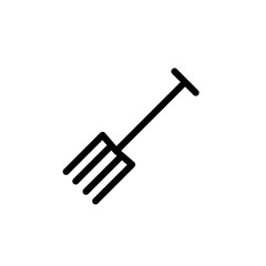 Vector illustration, fork garden icon design