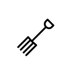 Vector illustration, fork garden icon design