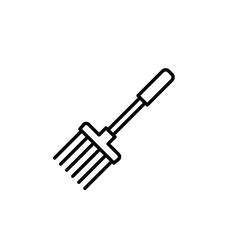 Vector illustration, fork garden icon design