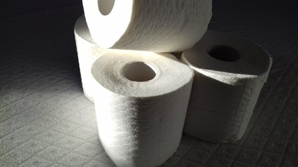 roll of toilet paper