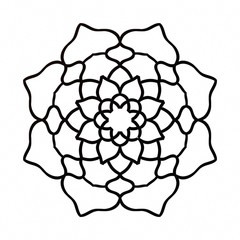 Beautiful flower design illustration