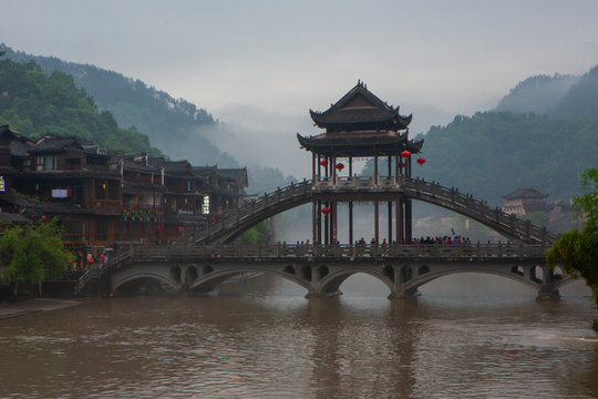 view of  Fenghuang Ancient Town, china