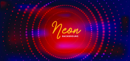 Elegant Neon Background Banner