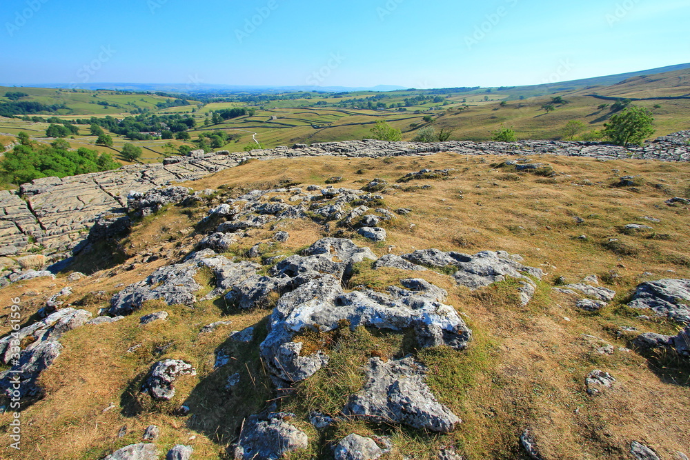 Wall mural Amazing rock formations at Malham Cove, United Kingdom