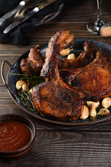 fried Pork Bone Cutlet