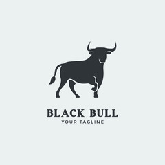  Abstract Creative bull horns logo template