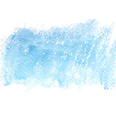 Watercolor blue abstract background. Copy space. 