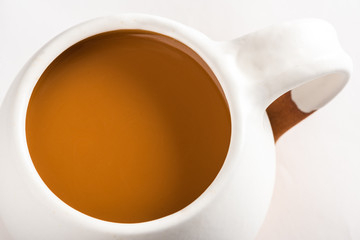 close up coffee top