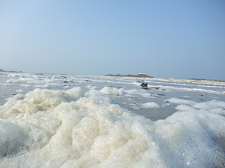 bubbles on the sand