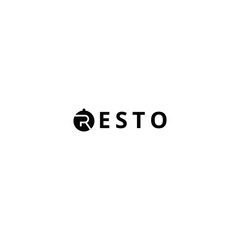 Restaurant, resto, food court, cafe logo template.