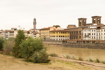 Fototapeta na wymiar Walking around Florence City In Tuscany Region, Italy.
