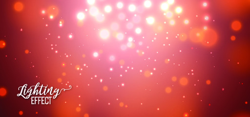 Naklejka premium Bokeh Abstract Lighting Colorful Background