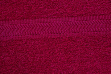 Colorful fabric texture for background.  Red fabric background.