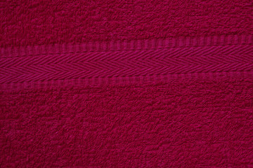 Colorful fabric texture for background.  Red fabric background.