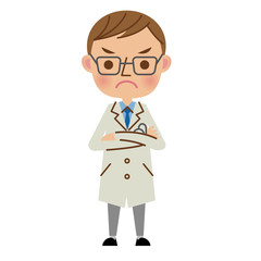 腕組みをする医者・ドクター