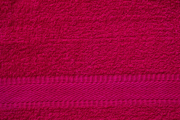 Colorful fabric texture for background.  Red fabric background.