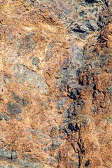 Rock surface texture. Chulyshman Gorge, Ulagansky District, Altai Republic, Russia