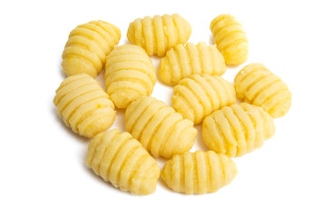 potato gnocchi isolated