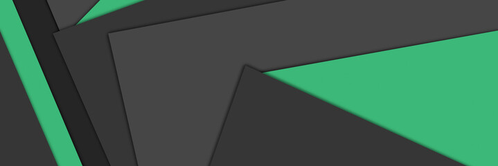 Modern material design, color paper composition, abstract banner and background.