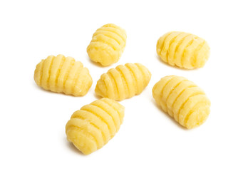 potato gnocchi isolated
