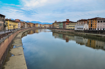 Arno River - Pisa, Italy - Afternoon 1