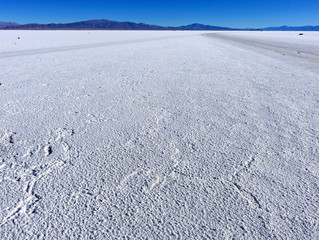 The Salinas Grandes are located in the northwestern part of Argentina, at an average altitude of 3450 meters above sea level.