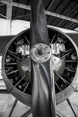 Old Airplane Engine