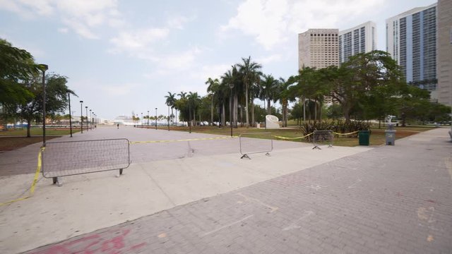 Miami Dade Bayfront Park closed to slow spread of Coronavirus