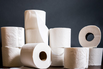 rolls of toilet paper 