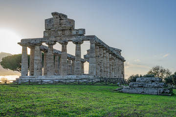 Temple of Athena in Paestum Italy