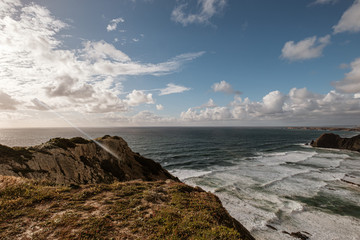 Far view, sky, cloud and sea