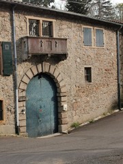 door in old town