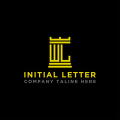 inspiring logo designs for companies from the initial letters of the WL logo icon. -Vectors