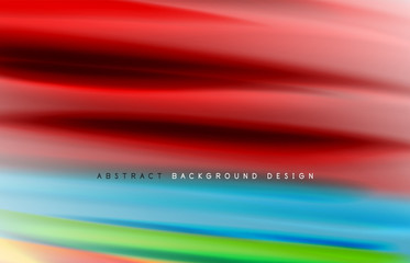 Fototapeta premium Abstract background - fluid color gradient waves, with dynamic motion line effect. Vector Illustration For Wallpaper, Banner, Background, Card, Book Illustration, landing page