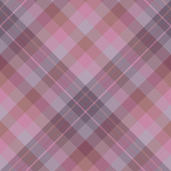 Seamless pattern in fascinating discreet gray, pink, brown colors for plaid, fabric, textile, clothes, tablecloth and other things. Vector image. 2