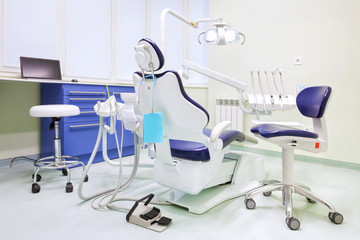 Interior of modern dental office.