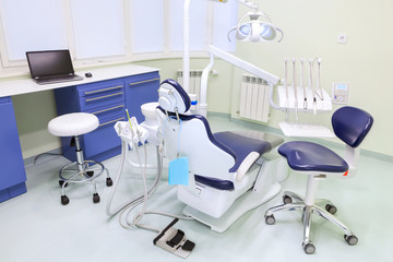Interior of modern dental office.