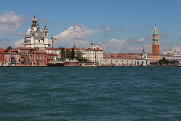 Fototapeta premium View of Venice from sea