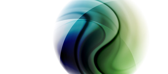 Abstract background, fluid mixing gradient liquid style colors composition. Vector Illustration For Wallpaper, Banner, Background, Card, Book Illustration, landing page