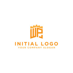 inspiring logo designs for companies from the initial letters of the WP logo icon. -Vectors