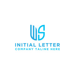 inspiring logo designs for companies from the initial letters of the WS logo icon. -Vectors