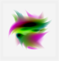 Liquid fluid color splashes abstract background, bright colorful shapes. Techno futuristic vector abstract background For Wallpaper, Banner, Background, Card, Book Illustration, landing page