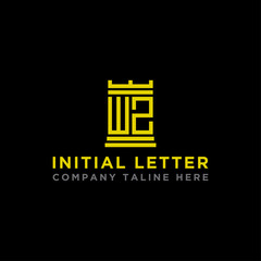 inspiring logo designs for companies from the initial letters of the WZ logo icon. -Vectors