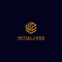 inspiring logo designs for companies from the initial letters of the WZ logo icon. -Vectors