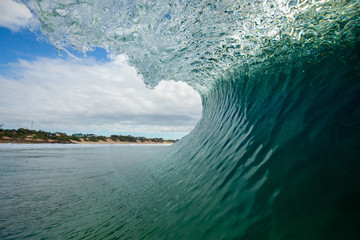Obraz premium inside a wave