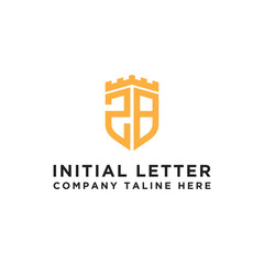 inspiring logo designs for companies from the initial letters of the ZB logo icon. -Vectors