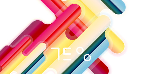 Abstract liquid lines geometric background