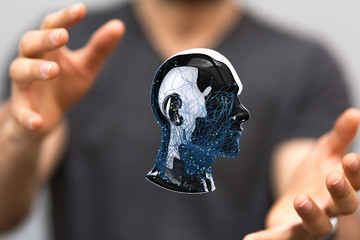 AI(Artificial Intelligence) concept digital.